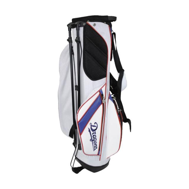 中日ドラゴンズ CDCB-3416 7.5型スタンドバッグ ホワイト  スタンド型 キャディバッグ 47インチ対応 2.6kg CHUNICHI DRAGONS LEZAX