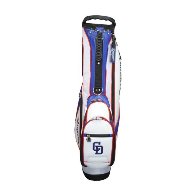 中日ドラゴンズ CDCB-3416 7.5型スタンドバッグ ホワイト  スタンド型 キャディバッグ 47インチ対応 2.6kg CHUNICHI DRAGONS LEZAX