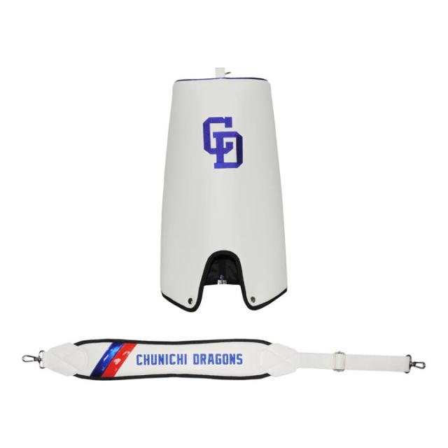 【2025モデル】中日ドラゴンズ CDCB-5415 9.5型キャディバッグ ホワイト  カート型 47インチ対応 3.8kg CHUNICHI DRAGONS LEZAX