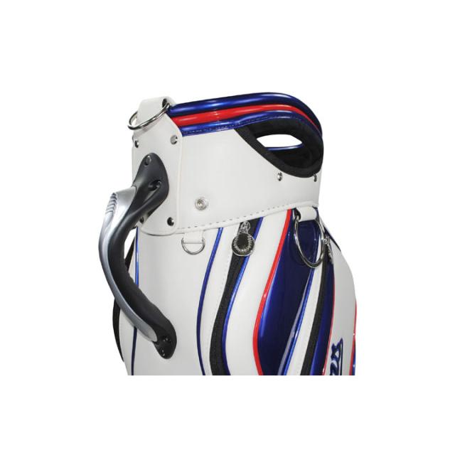 【2025モデル】中日ドラゴンズ CDCB-5415 9.5型キャディバッグ ホワイト  カート型 47インチ対応 3.8kg CHUNICHI DRAGONS LEZAX