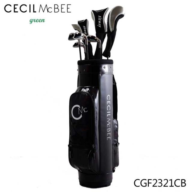 【レディース】セシルマクビーグリーン オーロラキャディバッグ CGF2321CB ブラック カート型 CECIL McBEE greenの通販はキャディーバッグ