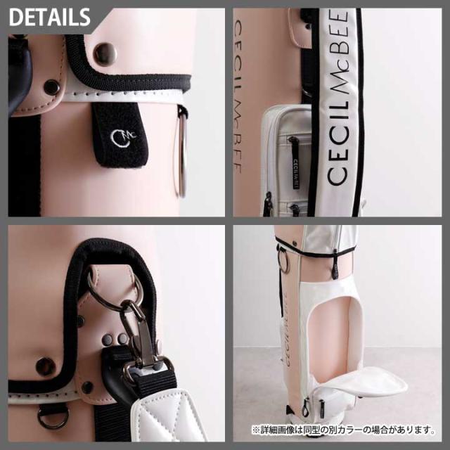 【レディース】セシルマクビーグリーン オーロラキャディバッグ CGF2321CB ブラック カート型 CECIL McBEE greenの通販は