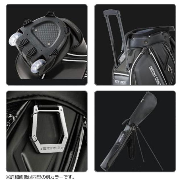 イデアジャパン DESTINY CONCEPT DC-X15B DUAL CASTER ENAMEL-SILVER(エナメルシルバー) スタンドクラブケース内蔵 キャスター付き IDEA JAPAN イデアジャパン DESTINY CONCEPT DC-X15B DUAL CASTER ENAMEL-SILVER