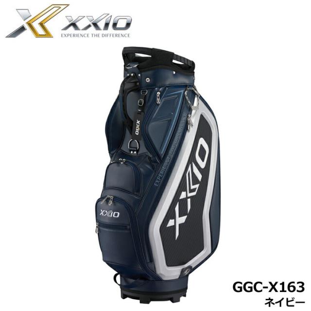 【2025モデル】ダンロップ ゼクシオ GGC-X163 プロレプリカ キャディバッグ ネイビー  カート型 9.5型 47インチ対応 4.2kg XXIO DUNLOP 10p