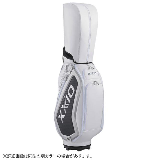 【2025モデル】ダンロップ ゼクシオ GGC-X163 プロレプリカ キャディバッグ ホワイト  カート型 9.5型 47インチ対応 4.2kg XXIO DUNLOP 10p