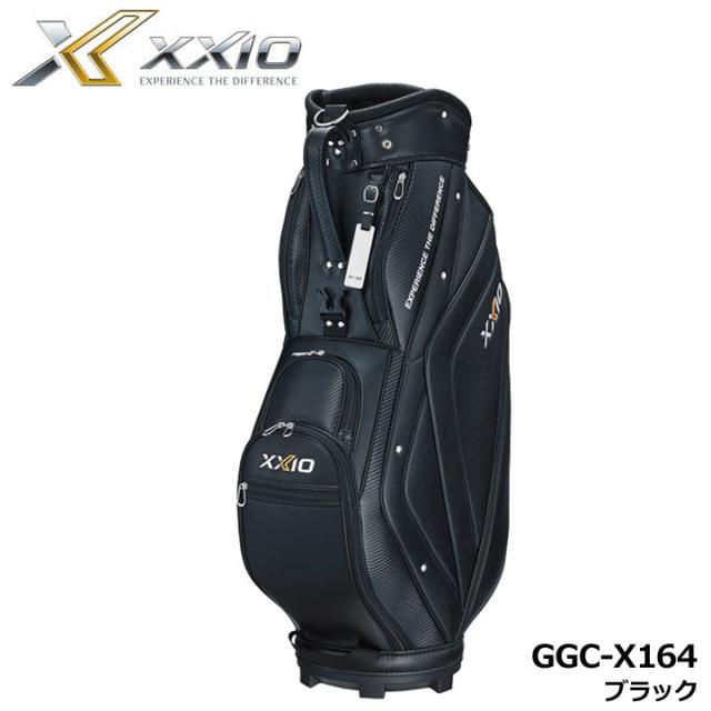【2025モデル】ダンロップ ゼクシオ GGC-X164 キャディバッグ (超軽量モデル) ブラック  カート型 9.5型 47インチ対応 2.4kg XXIO DUNLOP 10p