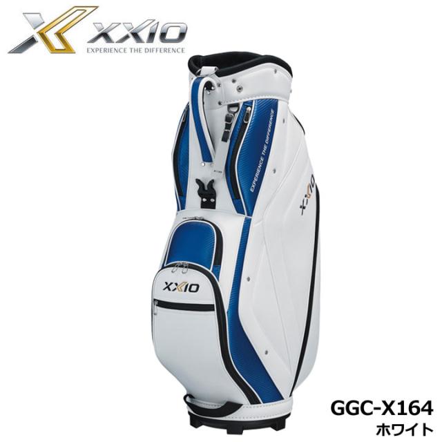 【2025モデル】ダンロップ ゼクシオ GGC-X164 キャディバッグ (超軽量モデル) ホワイト  カート型 9.5型 47インチ対応 2.4kg XXIO DUNLOP 10p