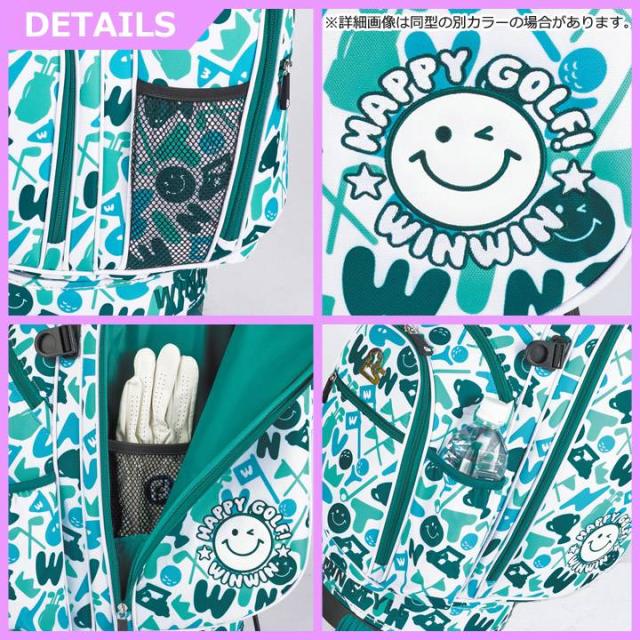 ウィンウィンスタイル CB-162 ハッピー ゴルフ （ブルー）スタンドバッグ HAPPY GOLF STAND BAG ゴルフキャディバッグ WINWIN STYLE_6