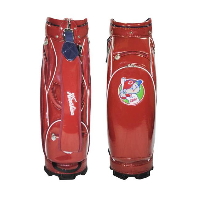 広島東洋カープ HCCB-4427 9.5型キャディバッグ レッド  カート型 47インチ対応 3.8kg HIROSHIMA TOYO CARP LEZAX