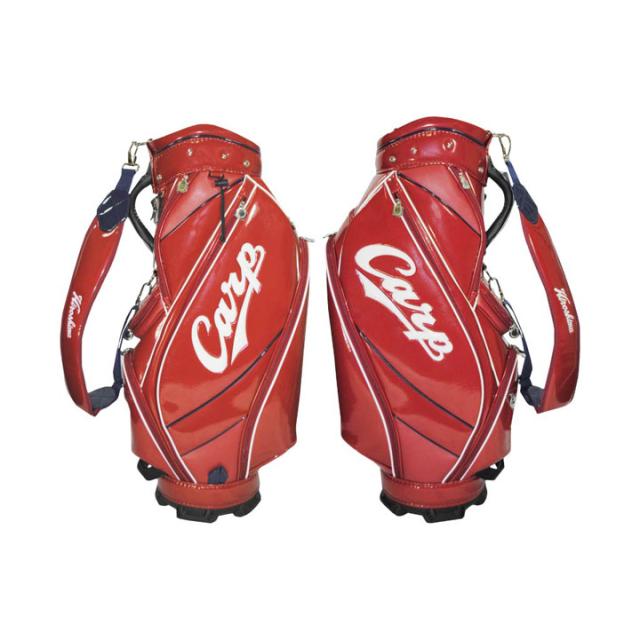 広島東洋カープ HCCB-4427 9.5型キャディバッグ レッド  カート型 47インチ対応 3.8kg HIROSHIMA TOYO CARP LEZAX