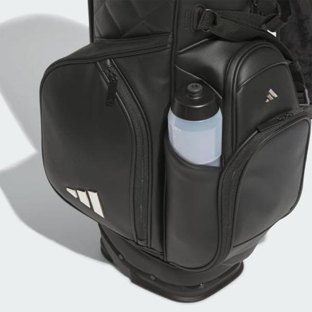 【値下げ】美品★adidas★アディダス★スタンド式バッグ★8.5型★黒★ アディダス ゴルフ 8.5型 軽量 ロゴ スタンド キャディーバッグ