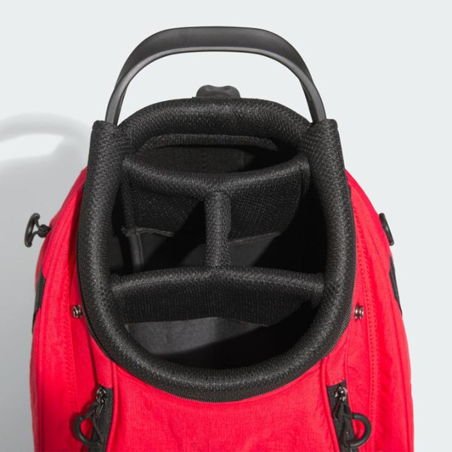 【2025モデル】アディダス KVH34 スリーストライプス コーデュラ キャディバッグ JH3720 Pure Ruby 8.5型 47インチ 3.1kg adidas GOLF 10p