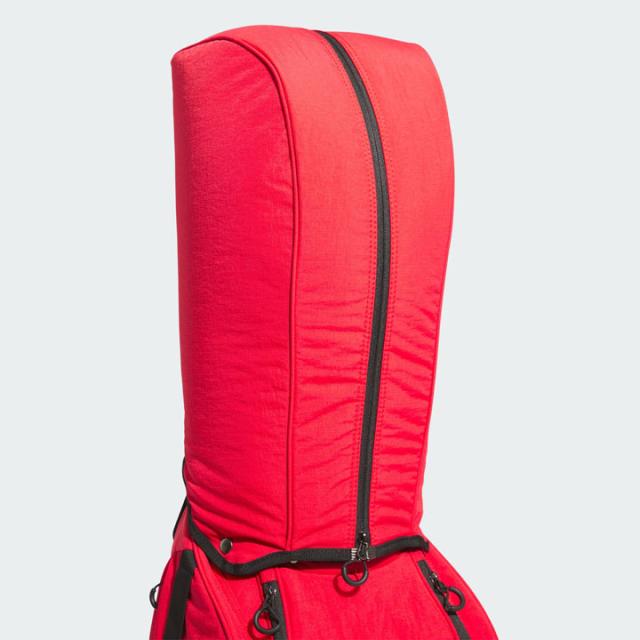 【2025モデル】アディダス KVH34 スリーストライプス コーデュラ キャディバッグ JH3720 Pure Ruby 8.5型 47インチ 3.1kg adidas GOLF 10p
