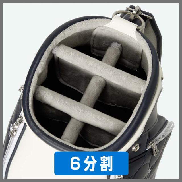 【レディース】【2026モデル】マンシングウェア MG6SCB05L ペンギンドットキャディバッグ（8.5型）ホワイト (WH00) 8.5型 46インチ対応_6