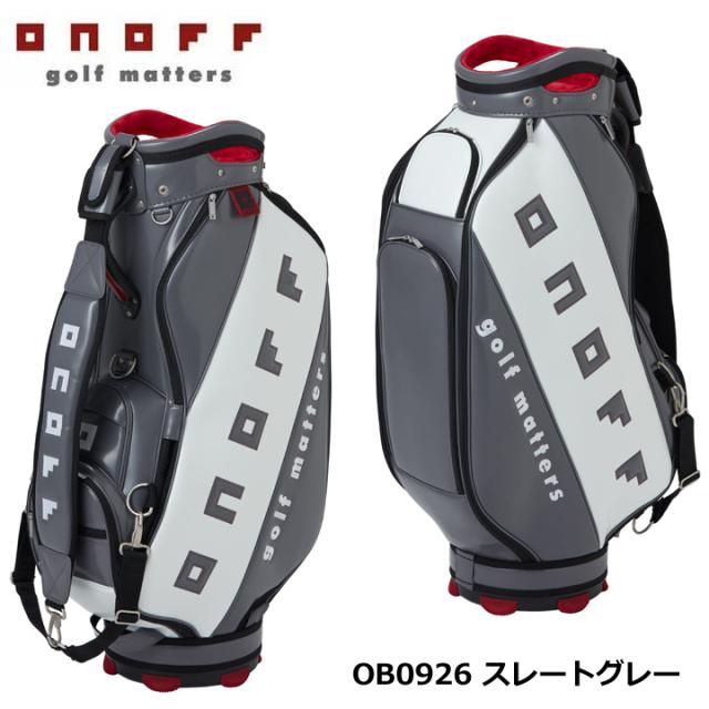 オノフ OB0926 キャディバッグ （78）スレートグレー  CaddieCaddie Bag 9型 4.2kg 47inchクラブ対応 ONOFF