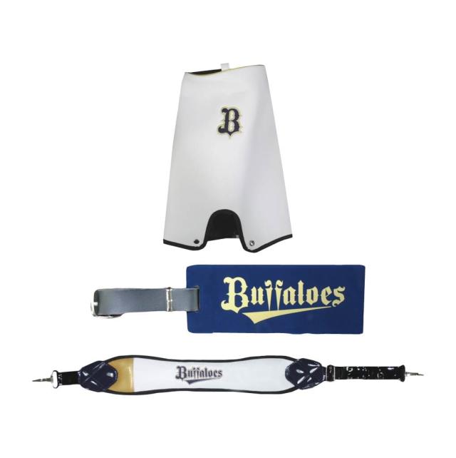 オリックスバファローズ OBCB-3451 9.5型キャディバッグ ホワイト  カート型 47インチ対応 3.8kg ORIX Buffaloes LEZAX