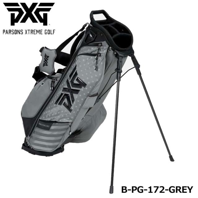 ピーエックスジー B-PG-172-GREY エクストリームキャリースタンドバッグ グレー  Xtreme Carry Stand Bag - Freedom - Grey 4分割 キャディバッグ PXG