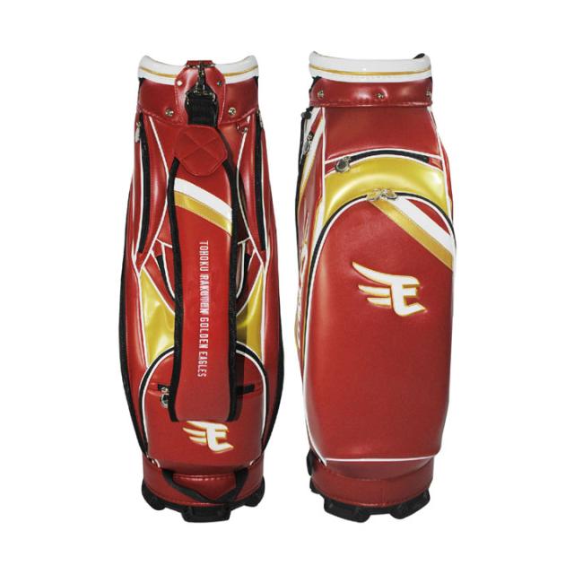 【2025モデル】東北楽天イーグルス RECB-5430 9.5型キャディバッグ レッド  カート型 47インチ対応 3.8kg RAKUTEN EAGLES LEZAX