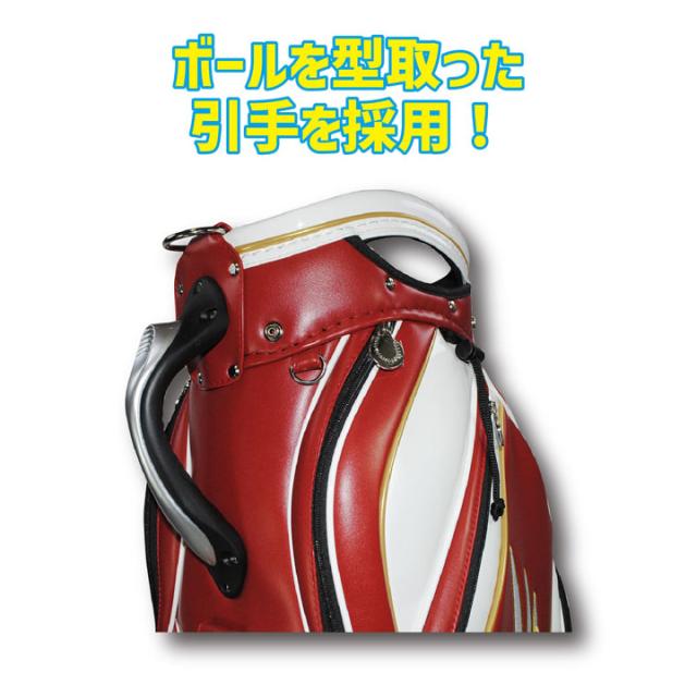 【2025モデル】東北楽天イーグルス RECB-5430 9.5型キャディバッグ レッド  カート型 47インチ対応 3.8kg RAKUTEN EAGLES LEZAX