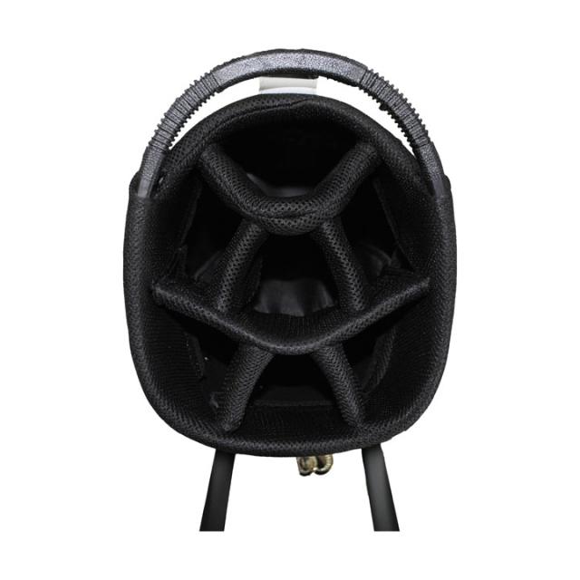 【数量限定】ソフトバンクホークス SBCB-2444 9.0型キャスター付きキャディバッグ ホワイト  カート型 47インチ対応 4.4kg SoftBank HAWKS LEZAX