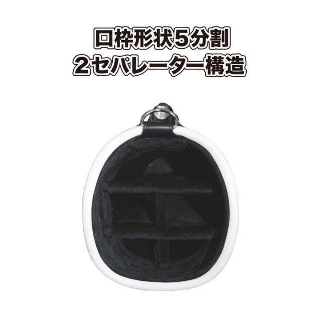 【2025モデル】ソフトバンクホークス SBCB-5436 9.5型キャディバッグ ブラック  カート型 47インチ対応 3.8kg SoftBank HAWKS LEZAX