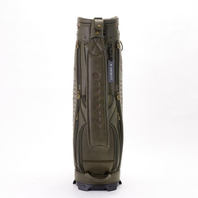 【2025モデル】シェリフ SFR-001CB レトロシリーズ キャディバッグ カーキ 9.5型 3.8kg カート型  100本限定 RETRO SERIES SHERIFF