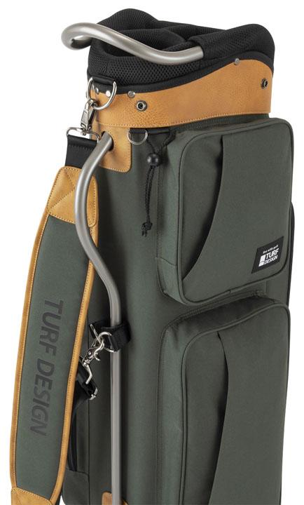 ターフデザイン TDCB-BE70 キャディバッグ カーキ 9.5型 2.5kg 47