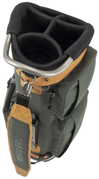 ターフデザイン TDCB-BE70 キャディバッグ カーキ 9.5型 2.5kg 47