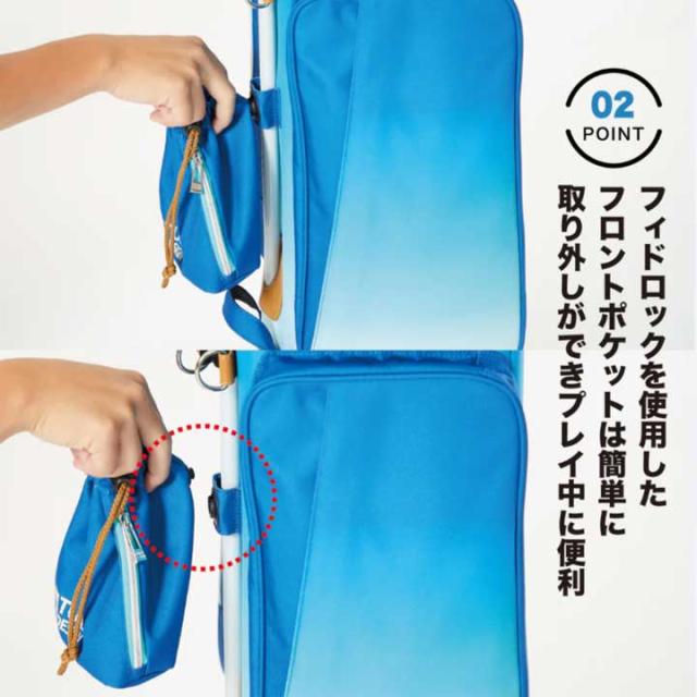 ターフデザイン TDCB-BD70 キャディバッグ ブルー 9.5型 2.6kg 47インチ対応 TURF DESIGN 朝日ゴルフ