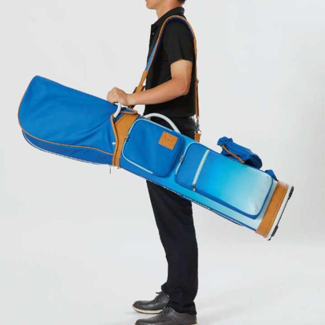 ターフデザイン TDCB-BD70 キャディバッグ ブルー 9.5型 2.6kg 47インチ対応 TURF DESIGN 朝日ゴルフ