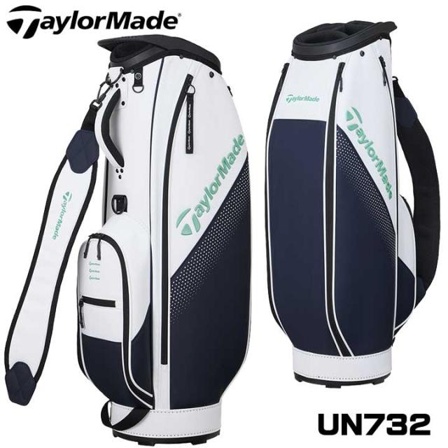 【2025モデル】テーラーメイド UN732 コンセプトワン ホワイト/ネイビー M1352201 キャディバッグ 9.5型 47インチ対応 カート型 Taylormade 10p