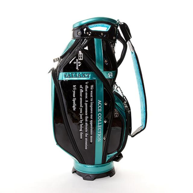 【2025モデル】シェリフの姉妹ブランド！ヴァリアント VAA-005CB アクセコレクション キャディバッグ ブラック×ターコイズ 9.5型 3.8kg カート型  100本限定 ACCE COLLECTION VALIANT