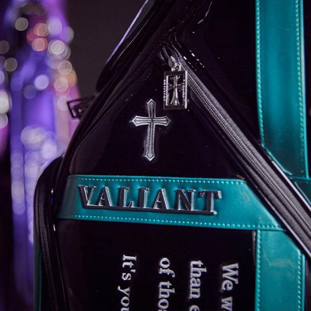 【2025モデル】シェリフの姉妹ブランド！ヴァリアント VAA-005CB アクセコレクション キャディバッグ ブラック×ターコイズ 9.5型 3.8kg カート型  100本限定 ACCE COLLECTION VALIANT