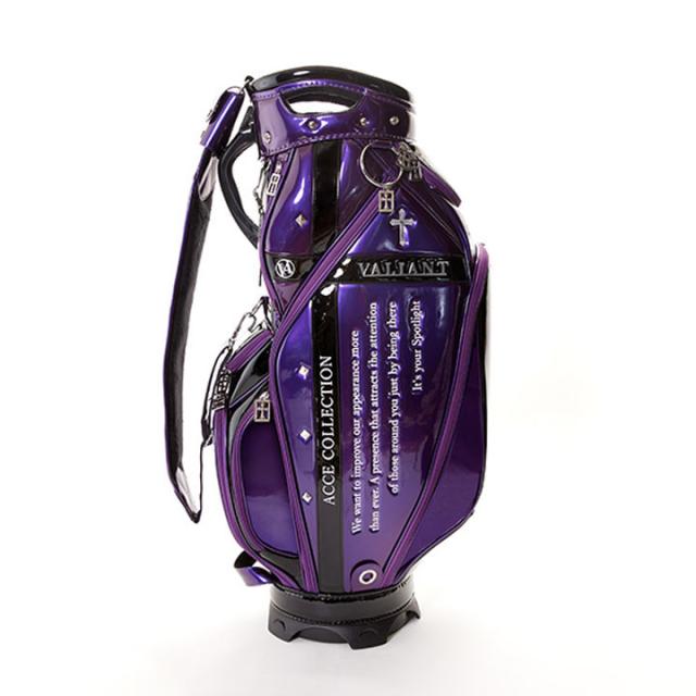 【2025モデル】シェリフの姉妹ブランド！ヴァリアント VAA-005CB アクセコレクション キャディバッグ パープル×ブラック 9.5型 3.8kg カート型  100本限定 ACCE COLLECTION VALIANT
