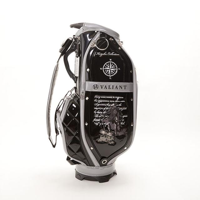 【2025モデル】シェリフの姉妹ブランド！ヴァリアント VAK-002CB 海賊コレクション キャディバッグ ブラック×グレー 9.5型 3.8kg カート型  100本限定 KAIZOKU COLLECTION VALIANT