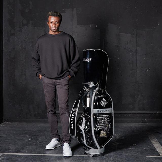 【2025モデル】シェリフの姉妹ブランド！ヴァリアント VAK-002CB 海賊コレクション キャディバッグ ブラック×グレー 9.5型 3.8kg カート型  100本限定 KAIZOKU COLLECTION VALIANT