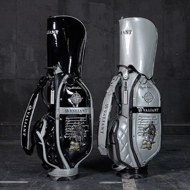 【2025モデル】シェリフの姉妹ブランド！ヴァリアント VAK-002CB 海賊コレクション キャディバッグ グレー×ブラック 9.5型 3.8kg カート型  100本限定 KAIZOKU COLLECTION VALIANT