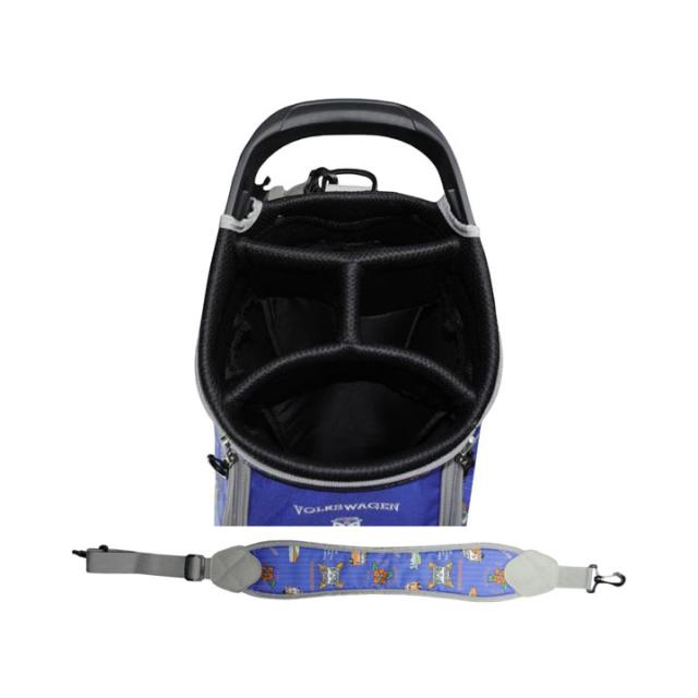 【2025モデル】フォルクスワーゲン VWCB-5401 9.5型キャディバッグ カート型 9.5型 47インチ対応 2.8kg VW Volkswagen LEZAX