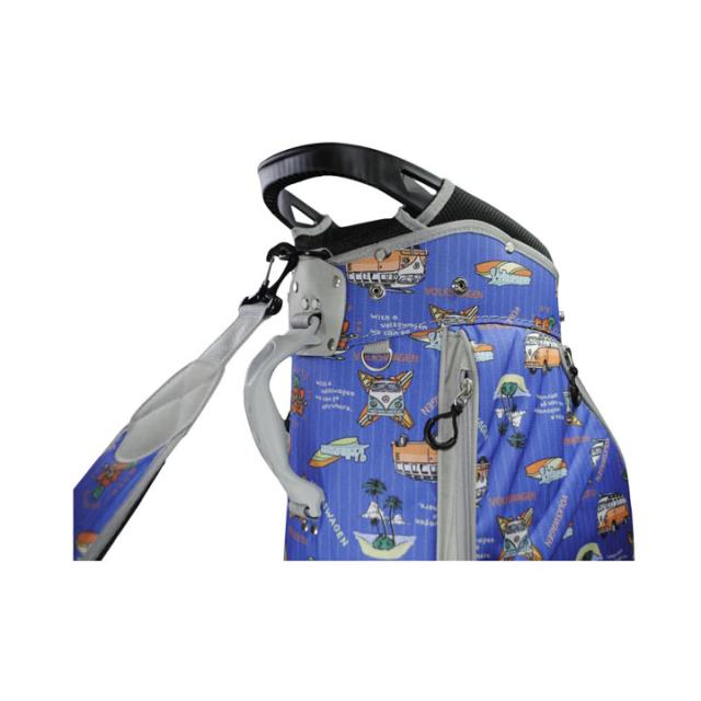 【2025モデル】フォルクスワーゲン VWCB-5401 9.5型キャディバッグ カート型 9.5型 47インチ対応 2.8kg VW Volkswagen LEZAX