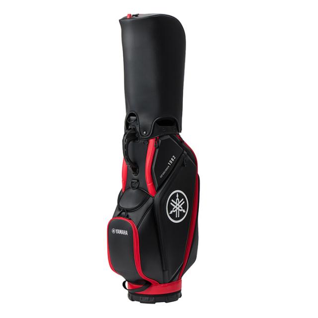【2026モデル】ヤマハ Y26CBMBKRD ミドルサイズキャディバッグ ブラック×レッド  9.5型 47インチ対応 3.8kg YAMAHA 20p