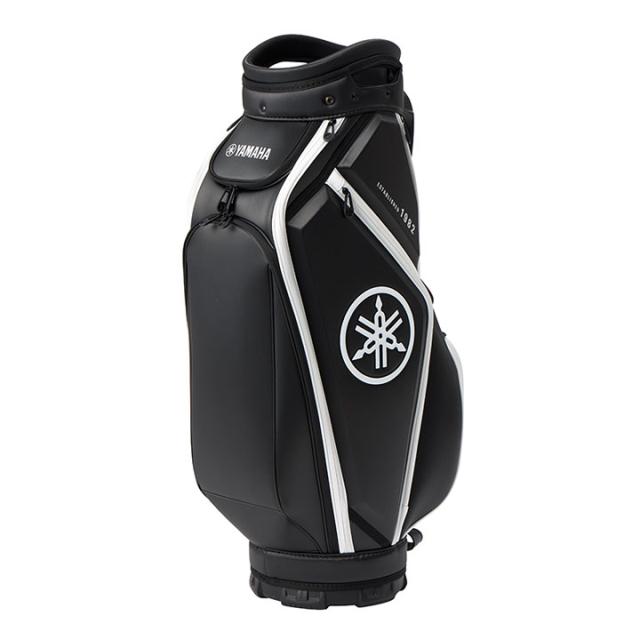 【2026モデル】ヤマハ Y26CBMBKW ミドルサイズキャディバッグ ブラック×ホワイト  9.5型 47インチ対応 3.8kg YAMAHA 20p