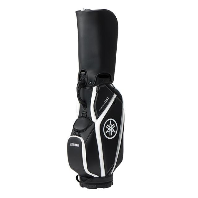 【2026モデル】ヤマハ Y26CBMBKW ミドルサイズキャディバッグ ブラック×ホワイト  9.5型 47インチ対応 3.8kg YAMAHA 20p
