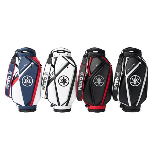 【2026モデル】ヤマハ Y26CBMBKRD ミドルサイズキャディバッグ ブラック×レッド  9.5型 47インチ対応 3.8kg YAMAHA 20p