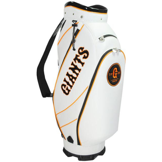 読売ジャイアンツ YGCB-4423 9.5型キャディバッグ ホワイト  カート型 47インチ対応 3.8kg GIANTS LEZAX