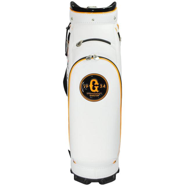 読売ジャイアンツ YGCB-4423 9.5型キャディバッグ ホワイト  カート型 47インチ対応 3.8kg GIANTS LEZAX