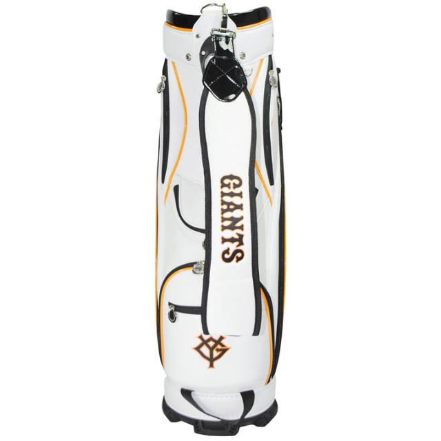 読売ジャイアンツ YGCB-4423 9.5型キャディバッグ ホワイト  カート型 47インチ対応 3.8kg GIANTS LEZAX