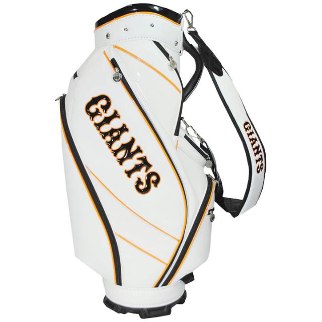 読売ジャイアンツ YGCB-4423 9.5型キャディバッグ ホワイト  カート型 47インチ対応 3.8kg GIANTS LEZAX
