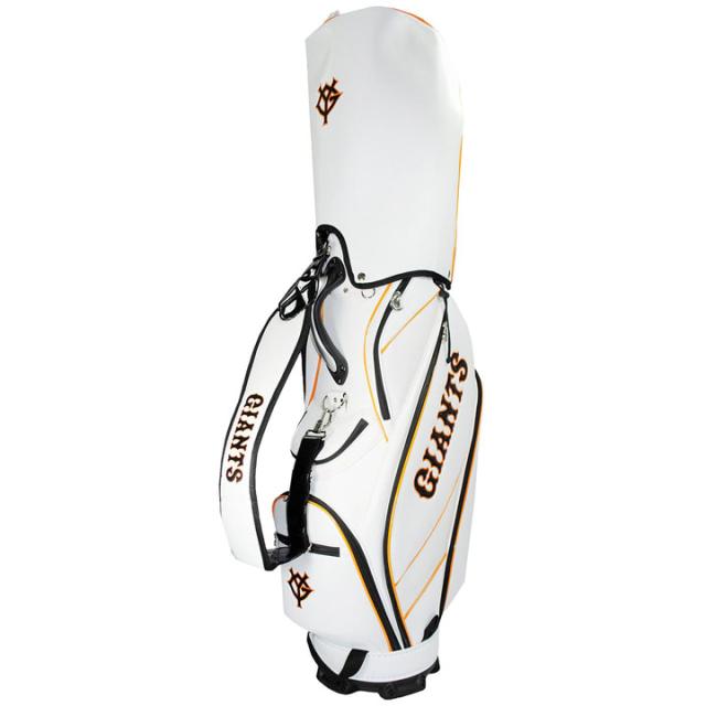 読売ジャイアンツ YGCB-4423 9.5型キャディバッグ ホワイト  カート型 47インチ対応 3.8kg GIANTS LEZAX