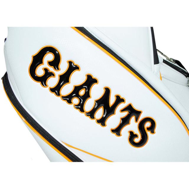 読売ジャイアンツ YGCB-4423 9.5型キャディバッグ ホワイト  カート型 47インチ対応 3.8kg GIANTS LEZAX