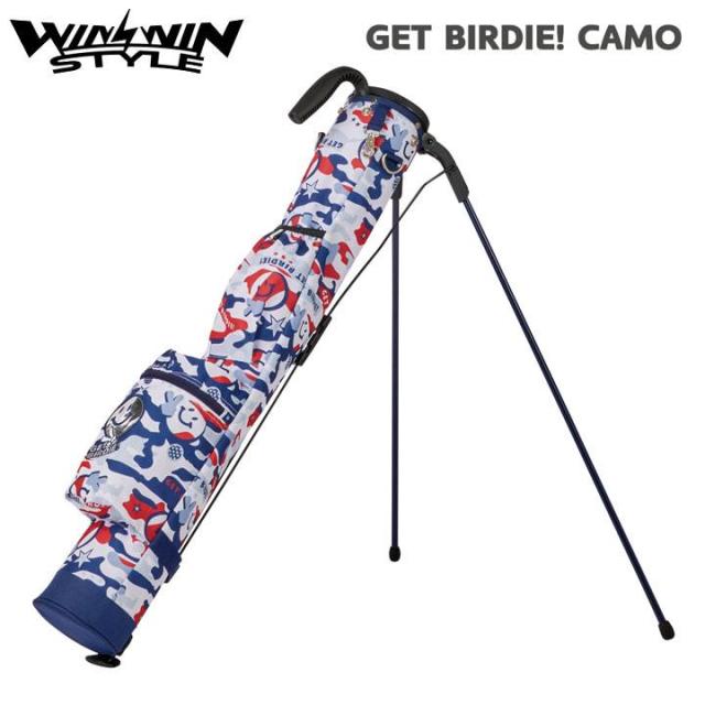 ウィンウィンスタイル SSB-001 ゲットバーディカモ トリコ GET BIRDIE!CAMO WINWIN SELF STAND BAG スタンドクラブケース WINWIN STYLE